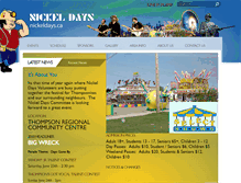 Tablet Screenshot of nickeldays.ca